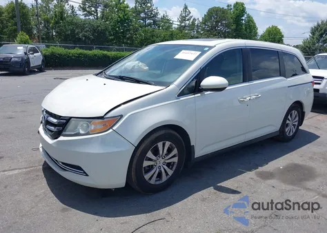 2014 Honda Odyssey Ex-L from USA, damaged, VIN 5FNRL5H68EB078734